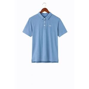 Travis‎ Mathew Blue Size M Performance Polo Golf Tennis Country Club Casual